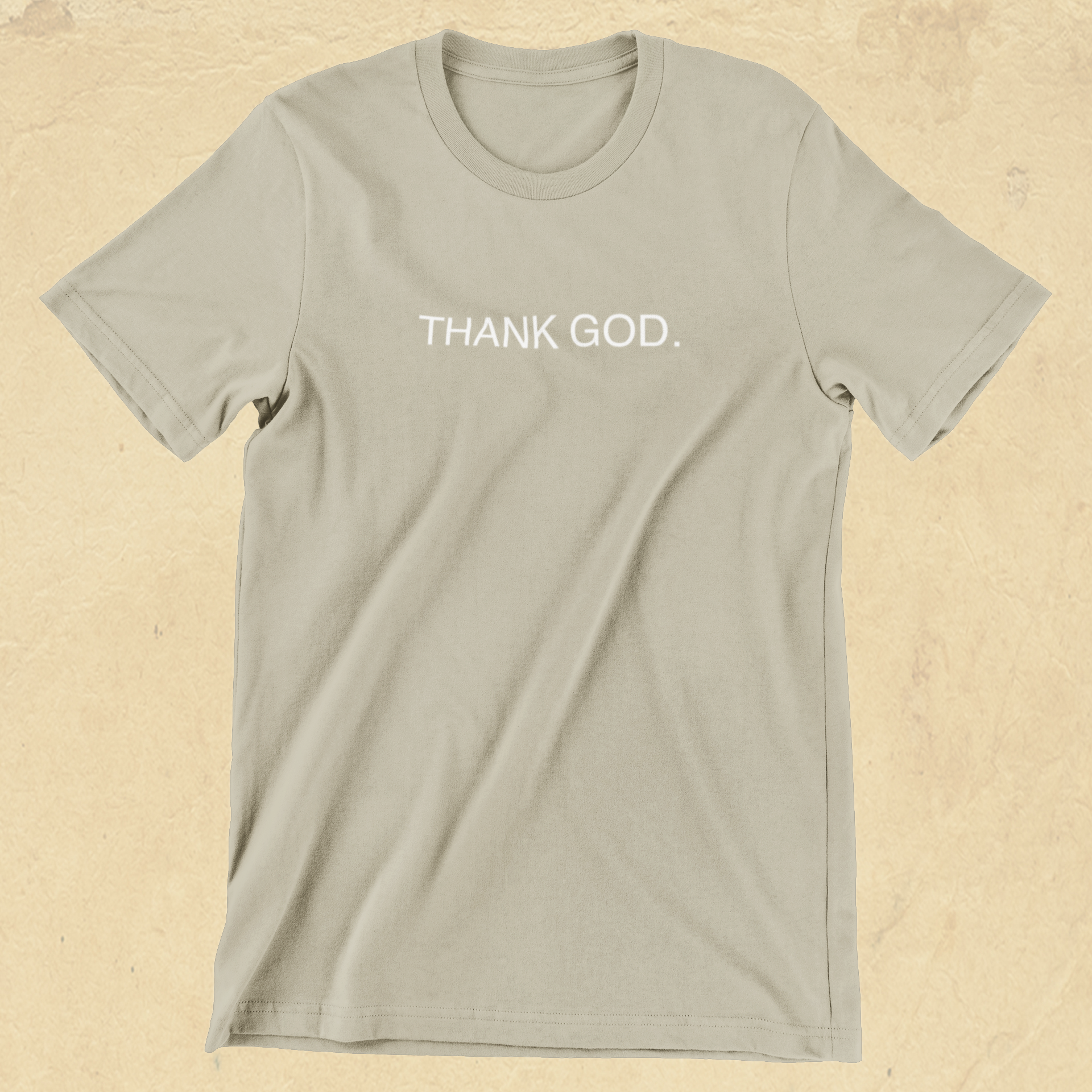 Thank God T-Shirt "English" - Sand