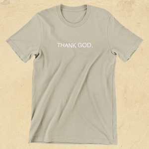 Thank God T-Shirt "English" - Sand